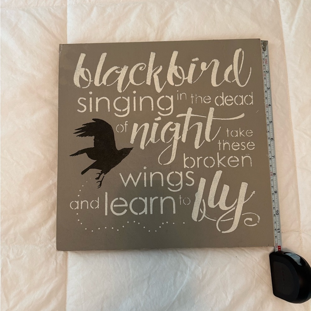 Blackbird Wall Art Decor #Beatles - Picture 5 of 6